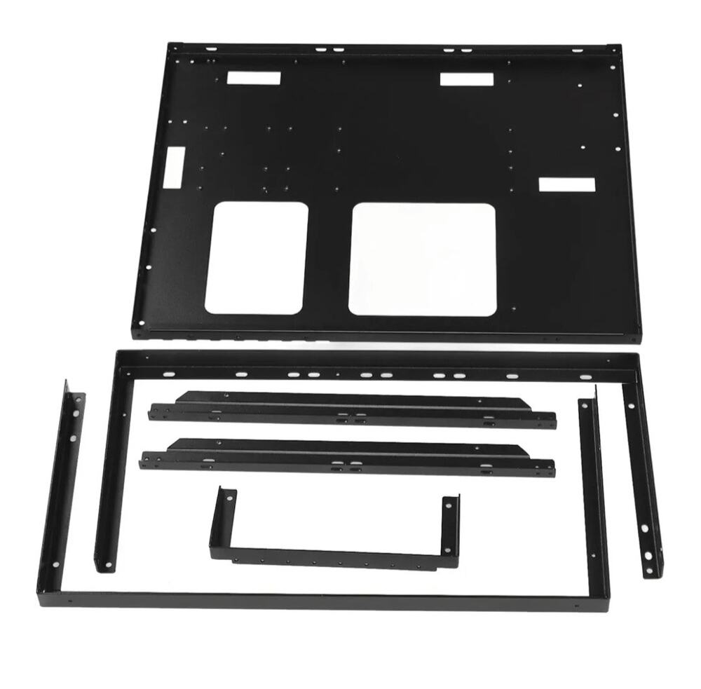 Open ATX EATX PC Chassis Case Rack DIY Gaming Frame w/ 4 HDD Bays